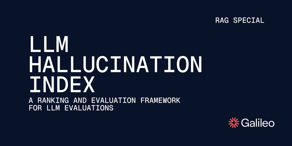 LLM Hallucination Index graphic